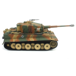 Czołg zdalnie sterowany IR/dźwięk 1:24 German Tiger 1 Mid Painted Camo RTR 2.4Ghz - Heng Long 3841-11-M-C